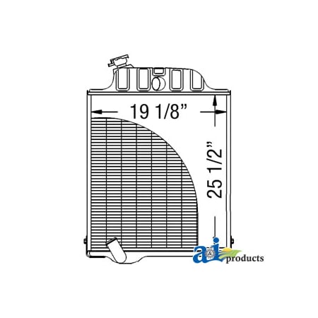 A & I Products Radiator 36.75" x22.75" x10.5" A-RE21894
